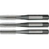 Hand Tap Set , 1in. x 8, UNC, High Speed Steel, Bright, Set of 3 thumbnail-0