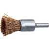 24mm Brass, Crimped Wire Flat End De-carbonising Brush - 30SWG thumbnail-0