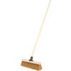 12" Soft Coco Broom With 48" Wooden Handle thumbnail-0