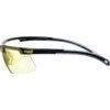 Safety Glasses, Amber Lens, Black Half-Frame, UV-Resistant/Impact-Resistant/Scratch-Resistant thumbnail-1