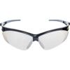 Safety Glasses, Silver Mirror Lens, Black Half-Frame, Anti-Fog/Scratch-Resistant thumbnail-0