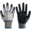 Cut Resistant Gloves, 18 Gauge Cut B, Size 9, Black & Grey, Nitrile Foam Palm, EN388: 2016 thumbnail-0