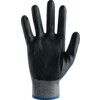 Cut Resistant Gloves, 18 Gauge Cut B, Size 7, Black & Grey, Nitrile Foam Palm, EN388: 2016 thumbnail-2
