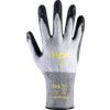 Cut Resistant Gloves, 18 Gauge Cut D, Size 6, Black & Grey, Nitrile Foam Palm, EN388: 2016 thumbnail-1