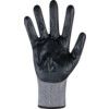 Cut Resistant Gloves, 18 Gauge Cut D, Size 6, Black & Grey, Nitrile Foam Palm, EN388: 2016 thumbnail-2