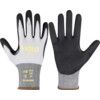 Cut Resistant Gloves, 18 Gauge Cut F, Size 6, Black & Grey, Nitrile Palm, EN388: 2016 thumbnail-0