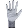 Cut Resistant Gloves, 18 Gauge Cut B, Size 10, Grey, Polyurethane Palm, EN388: 2016 thumbnail-2