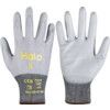 Cut Resistant Gloves, 18 Gauge Cut D, Size 6, Grey, Polyurethane Palm, EN388: 2016 thumbnail-0