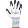 Mechanical Hazard Gloves, Black/White, Recycled Polyester/Spandex Liner, Nitrile Coating, EN388: 2016, 4, 1, 2, 1, X, Size 6 thumbnail-2