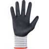 Mechanical Hazard Gloves, Black/White, Recycled Polyester/Spandex Liner, Nitrile Coating, EN388: 2016, 4, 1, 2, 1, X, Size 7 thumbnail-3