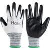 Mechanical Hazard Gloves, Black/White, Recycled Polyester/Spandex Liner, Polyurethane Coating, EN388: 2016, 3, 1, 2, 1, X, Size 8 thumbnail-0