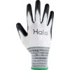 Mechanical Hazard Gloves, Black/White, Recycled Polyester/Spandex Liner, Polyurethane Coating, EN388: 2016, 3, 1, 2, 1, X, Size 10 thumbnail-1