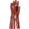 Mechanical Hazard Gloves, Red, Jersey Liner, PVC Coating, EN388: 2003, 4, 1, 1, 1, Size 14in. thumbnail-2