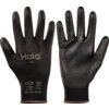 Mechanical Hazard Gloves, Black, Nylon Liner, Polyurethane Coating, EN388: 2016, 4, 1, 4, 1, X, Size 8 thumbnail-0
