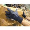 Mechanical Hazard Gloves, Blue, PVC Coating, Cotton Liner, Size 9 thumbnail-1