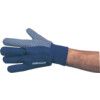 Mechanical Hazard Gloves, Blue, PVC Coating, Cotton Liner, Size 9 thumbnail-3