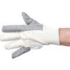 General Handling Gloves, Black/White, Vinyl Coating, Cotton Liner, Size 9 thumbnail-3