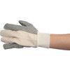 General Handling Gloves, Black/White, Vinyl Coating, Cotton Liner, Size 9 thumbnail-0