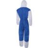 Disposable Hooded Coveralls, Type 5/6, White/Blue, Medium, 40-42" Chest thumbnail-1