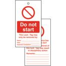 Lockout Warning Tags - Double-Sided thumbnail-1