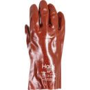 Red PVC Fully Coated Gauntlets thumbnail-4