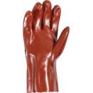 Red PVC Fully Coated Gauntlets thumbnail-2