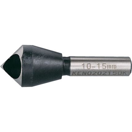 90°, Countersink, 10.0 - 15.0mm, Straight Shank, 1 fl, Cobalt High Speed Steel