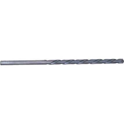 E100, Extra Length, Long Series Drill, 9mm, Straight Shank, High Speed Steel, Steam Tempered