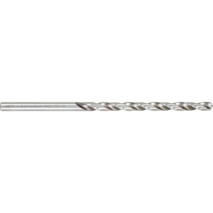 4000, Long Series Drill, 3.5mm, Long Series, Straight Shank, Cobalt High Speed Steel, Uncoated
