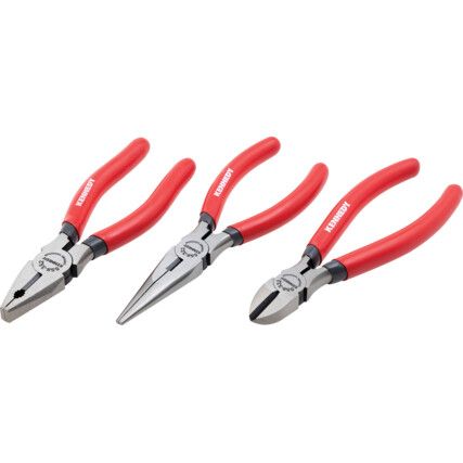 160mm, Diagonal Cutting Pliers Set, Jaw Serrated/Smooth