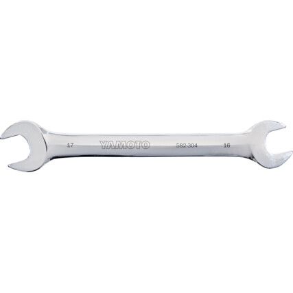 Single End, Open Ended Spanner, 12x 13mm, Metric