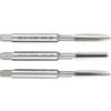 Hand Tap Set , No.10 x 24, UNC, High Speed Steel, Bright, Set of 3 thumbnail-0