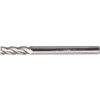 End Mill, Regular, Plain Round Shank, 4mm, Uncoated, Carbide, 4fl thumbnail-0