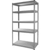 Standard Duty Shelving, 5 Shelves, 100kg Shelf Capacity, 1830mm x 1010mm x 400mm, Grey thumbnail-0