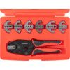 Ratchet Crimping Tool, Includes Interchangeable Jaws, Set of 8 thumbnail-4