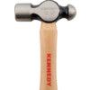Ball Pein Hammer, 1/2lb, Wood Shaft, Polished Face thumbnail-2