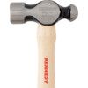 Ball Pein Hammer, 1lb, Wood Shaft, Polished Face thumbnail-2