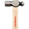 Ball Pein Hammer, 1/2lb, Hickory Shaft, Polished Face thumbnail-2