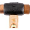 Copper / Rawhide Hammer, 25g, Wood Shaft, Replaceable Head thumbnail-2