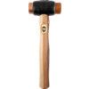 Copper / Rawhide Hammer, 37g, Wood Shaft, Replaceable Head thumbnail-1