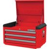 Tool Chest, Industrial Range, Red, 3 Drawers, (H) 375mm x (W) 461mm x (L) 706mm thumbnail-0