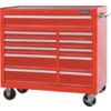 Roller Cabinet, Classic - Extra Deep, Red, Steel, 11-Drawers, 1007 x 1067 x 458mm, 400kg Capacity thumbnail-0