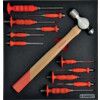 12 Piece Punch and Hammer Set in 2/3 With Foam Inlay for Tool Cabinets thumbnail-0