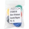 35mm WHITEBOARD MAGNETS ASSORTED COLOURS (PK-10) thumbnail-1