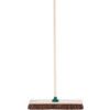 24" Stiff Bassine Broom with 48" Wooden Handle thumbnail-0
