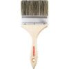 4in., Flat, Natural Bristle, Angle Brush, Handle Wood thumbnail-1
