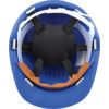 Safety Helmet, Blue, HDPE, Standard Peak, Includes Side Slots thumbnail-2
