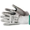 Cut Resistant Gloves, Grey, PU Palm, HPPE Liner, EN388: 2016, 4, X, 4, 3, E, Size 9 thumbnail-0