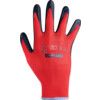Mechanical Hazard Gloves, Black/Red, Nylon Liner, Nitrile Coating, EN388: 2003, 4, 1, 2, 1, Size 9 thumbnail-1