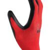 Mechanical Hazard Gloves, Black/Red, Nylon Liner, Nitrile Coating, EN388: 2003, 4, 1, 2, 1, Size 9 thumbnail-3